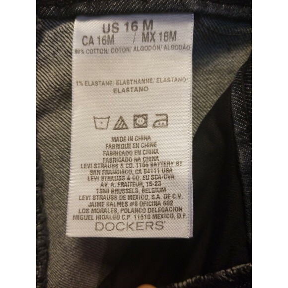 Dockers Jeans Woman's 16M Dark Blue Hello Smooth Button Pocket - Picture 7 of 11